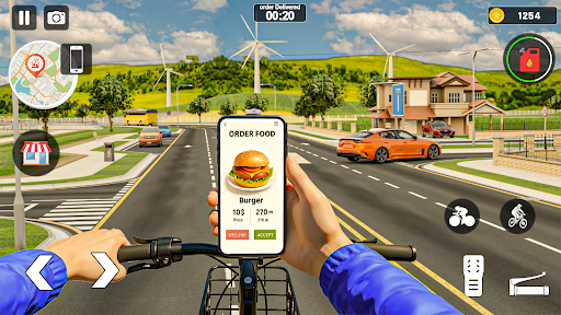 Food Delivery Rider Life Sim