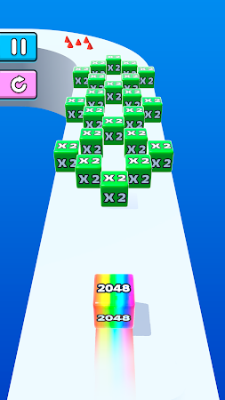Game screenshot Jelly Run 2048: Игра Кубики apk download
