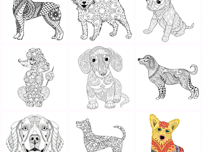 25 ++ 犬 塗り絵 リアル 423282-犬 塗り絵 リアル