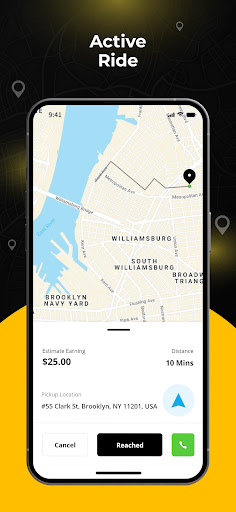 VivoCabs - Driver Screen 3
