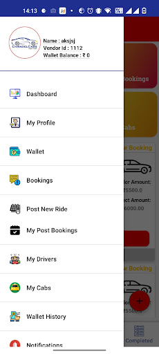 YoYo Cabs - Cab Booking App Screen 2