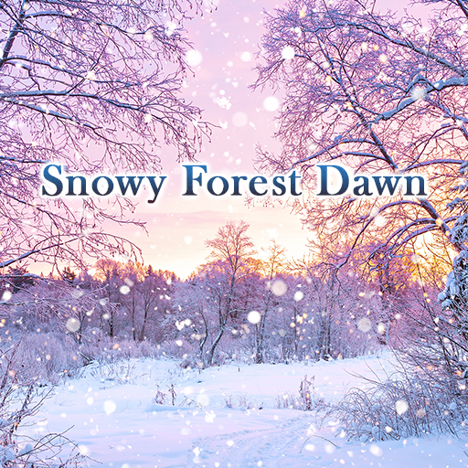 Snowy Forest Dawn Theme  Icon