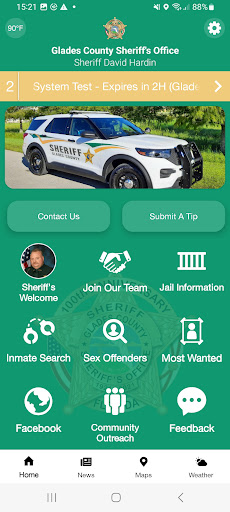 Android application Glades County Sheriff's Office screenshort