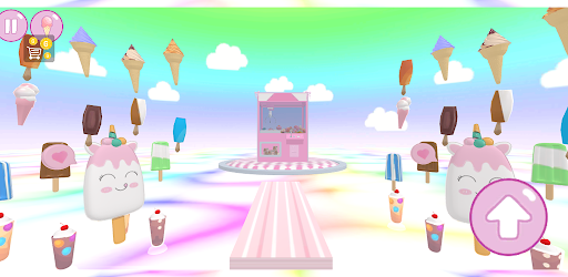 Android application rainbow ice cream collecting screenshort