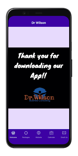 Android application Dr Wilson screenshort