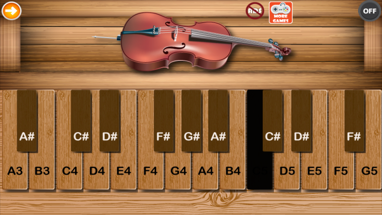 Android application Professional Cello screenshort