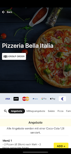 Pizzeria Bella Italia Screen 2