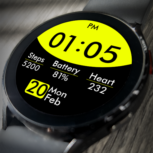 Android application Key029 Digital Watch Face screenshort