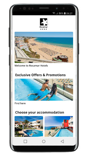Android application Rocamar Hotels screenshort
