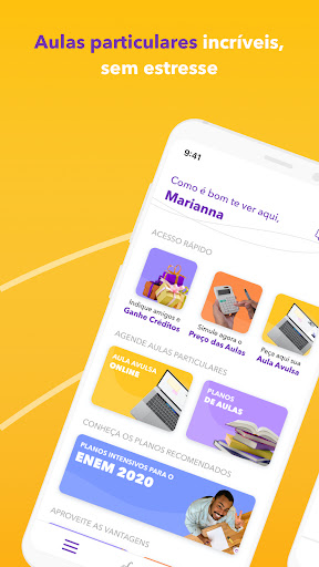 Android application Liber - Reforço Escolar Online screenshort