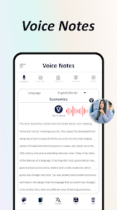 Voice Notepad - Speech to Text  screenshots 1