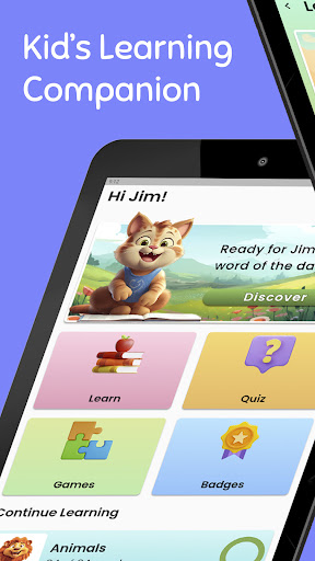 Screenshot of Learn with Jimbo