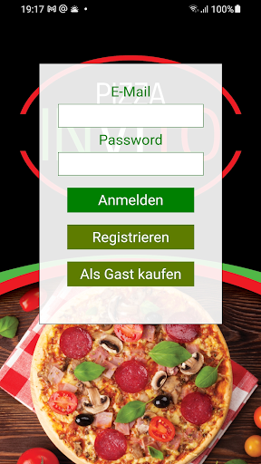 Android application Pizza Invito Pattensen screenshort