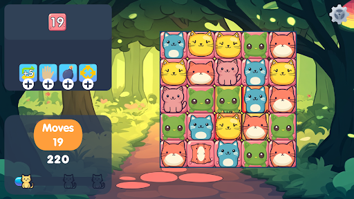 Cat in a pot match 3