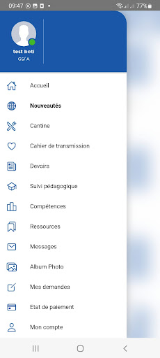 Etablissement AFWAJ Screen 3