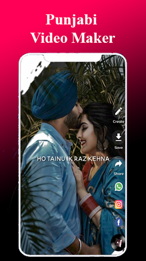Android application Punjabi Video Maker screenshort