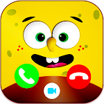 Cover Image of Descargar Bob Yellow Video Call Sponge 3.0 APK