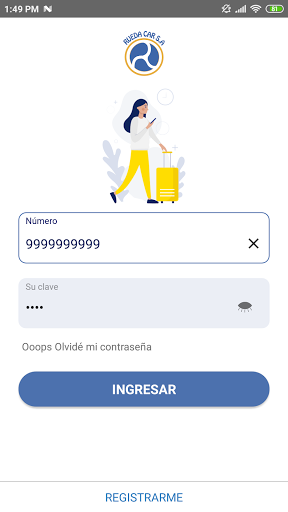 Android application RuedaCar screenshort