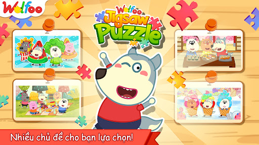 Wolfoo trò chơi ghép hình Mod MỞ KHÓA PHIÊN BẢN ĐẦY ĐỦ