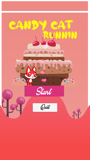 Android application Candy Cat Runnin screenshort