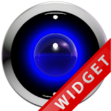 Poweramp Widget Blue Robot icon