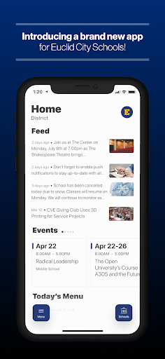 Android application Euclid City School District screenshort