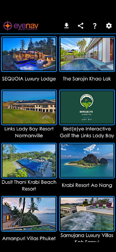 Android application eyeNAV 360° Hotels & Resorts screenshort