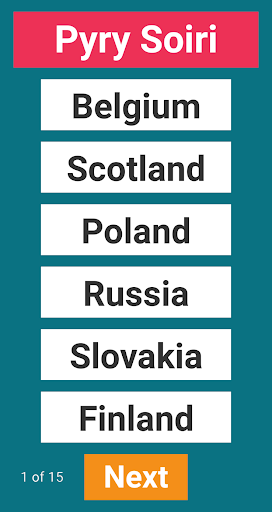 European football championship Screen 3