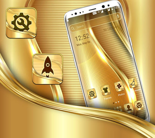 Golden Launcher Theme Screen 3