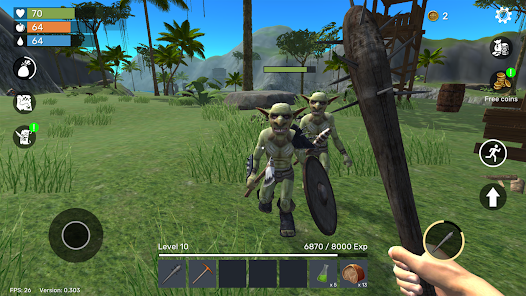Uncharted Island Survival RPG MOD APK 0.503 (Unlimited Money Free Crafting) Android