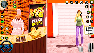 Pizza Delivery Van Driver Game - Screenshot 3