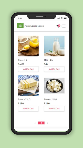 Our Farmers Milk Screen 3