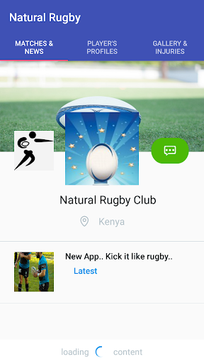 Android application Kenyarugby-Natural screenshort