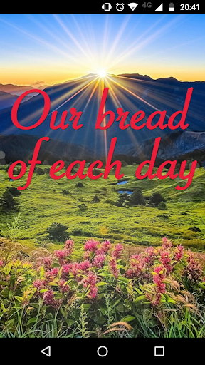 Android application Our bread of each day screenshort