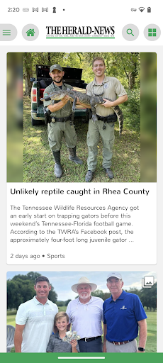 Android application The Herald-News screenshort