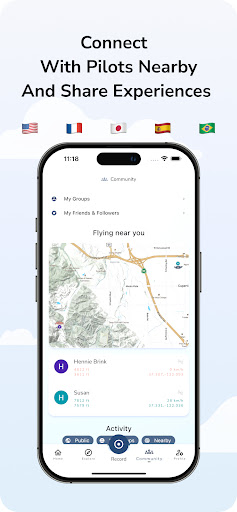Screenshot of Gaggle - Flight Recorder