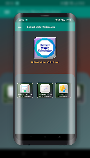 Ballast Water Calculator Screen 2