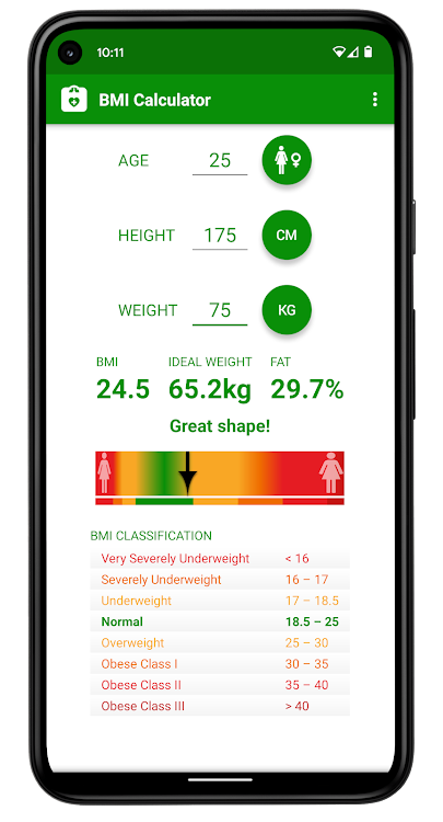 BMI Calculator - 2.25 - (Android)