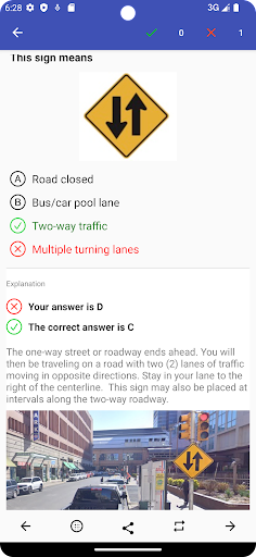 Android application PA Driving Test - DMVCool Pro screenshort