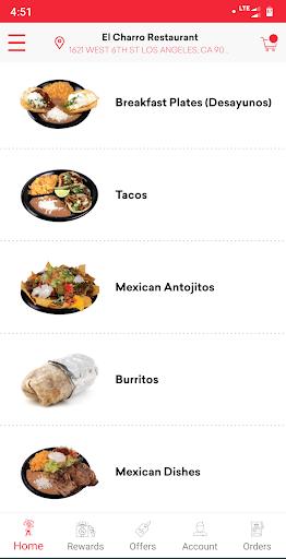 El Charro Mexican Food Screen 3