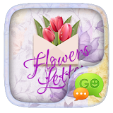 GO SMS FLOWERS LETTER THEME icon