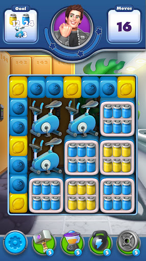 Screenshot of Fit Blast: Toon Cube Puzzle