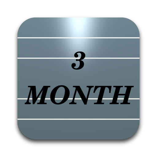 Three Month Calendar  Icon
