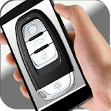 Premium car key remote icon
