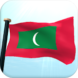 Maldives Flag 3D Free icon