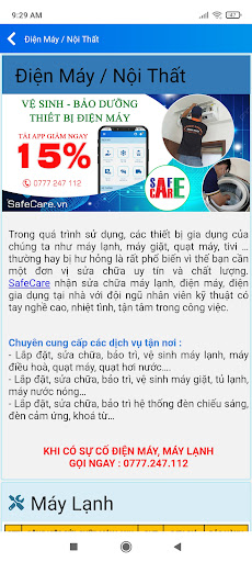 Safe Care Screen 3