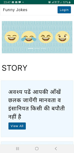 Android application hindi entertainment app screenshort