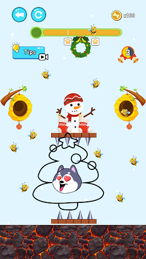 Android application Save the Dog: Draw Puzzle screenshort