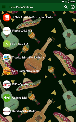 Android application Latin Radio - Live Music screenshort