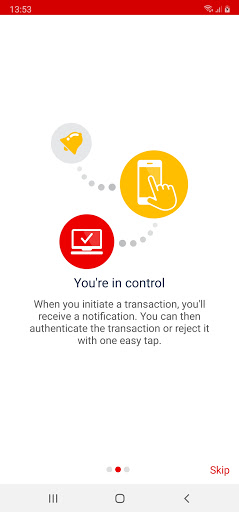Ikano Bank Secure App Screen 2